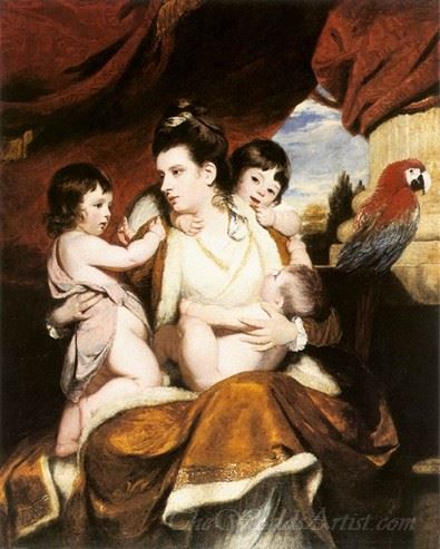 Lady Cockburn And Her Three Eldest Sons