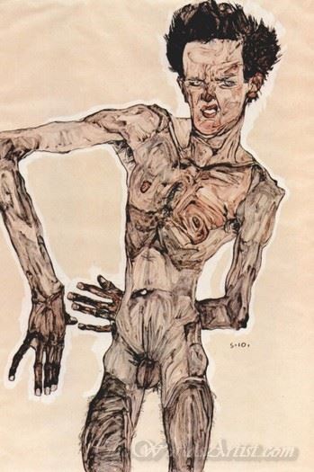Self Portrait Standing 1910