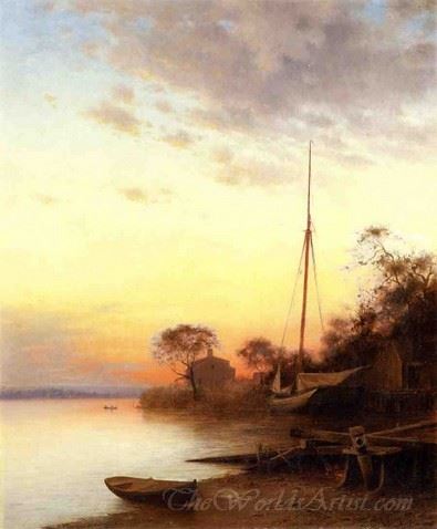 Twilight Along The River