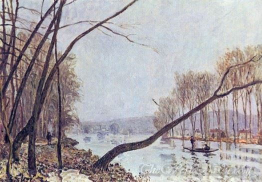 Bank Of The Seine In The Autumn