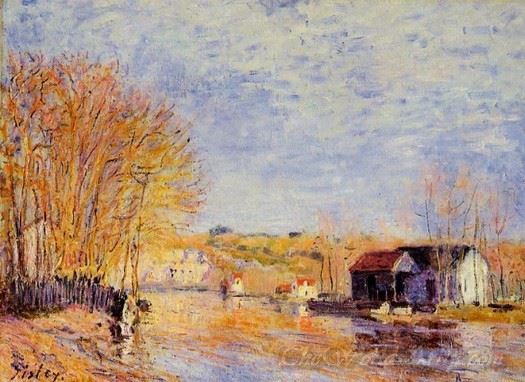 High Waters At Moret Sur Loing