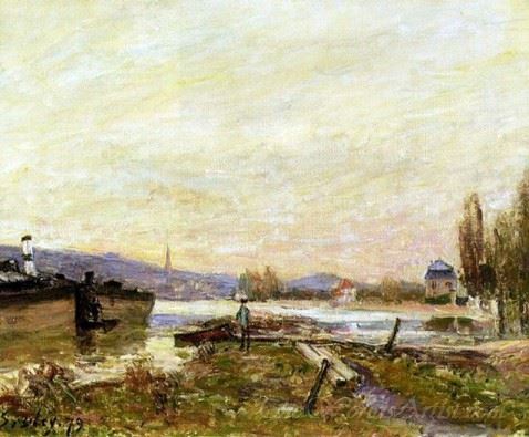 Saint Cloud Banks Of The Seine