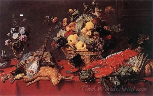 Still Life With A Basket Of Fruit