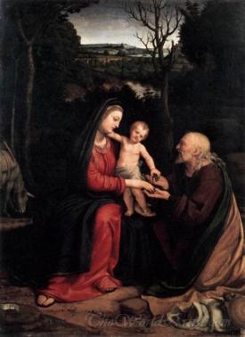 Rest During The Flight To Egypt 