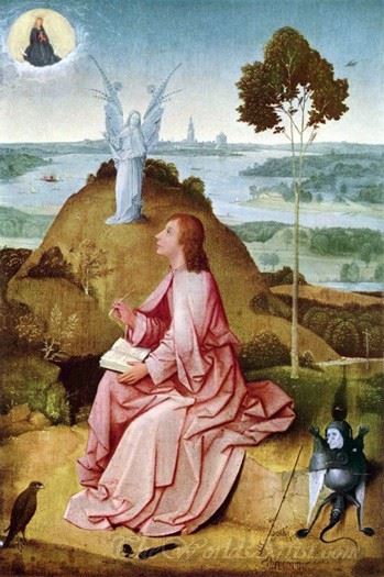 St John The Evangelist On Patmos