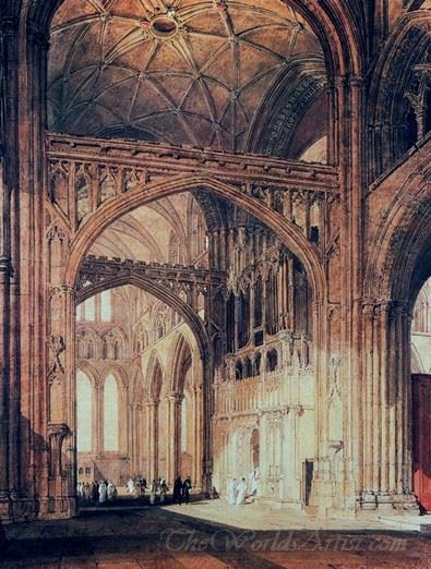 Interior Of Salisbury Cathedral