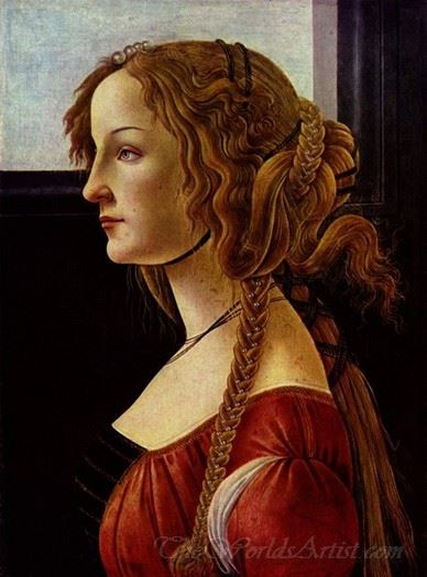 Portrait Of Simonetta Vespucci