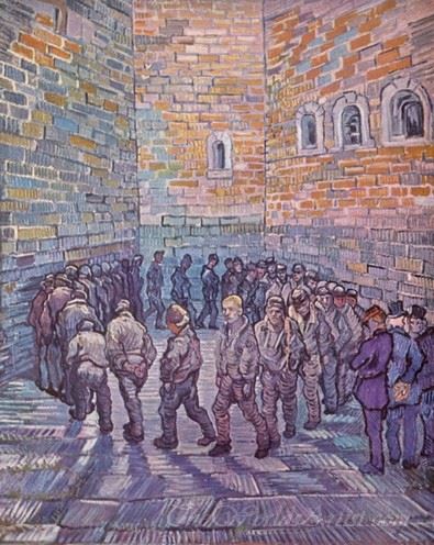 Prisoners Exercising Prisoners Round After Gustave Doré