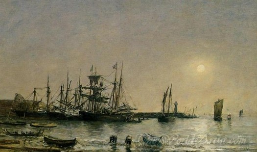 Saint Quay Portrieux Boats At Anchor In Port
