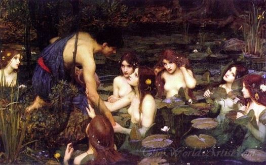Hylas And The Nymphs