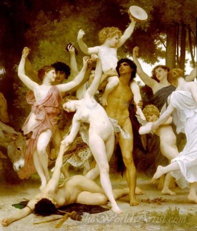 La Jeunesse De Bacchus Centre The Youth Of Bacchus