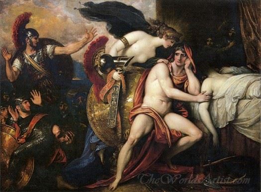 Thetis Bringing The Armor To Achilles