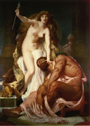 Hercules At The Feet Of Omphale 