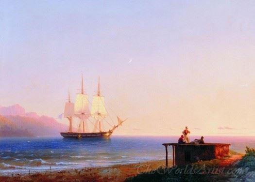 Frigate Under Sails