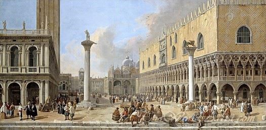 The Piazzetta At Venice