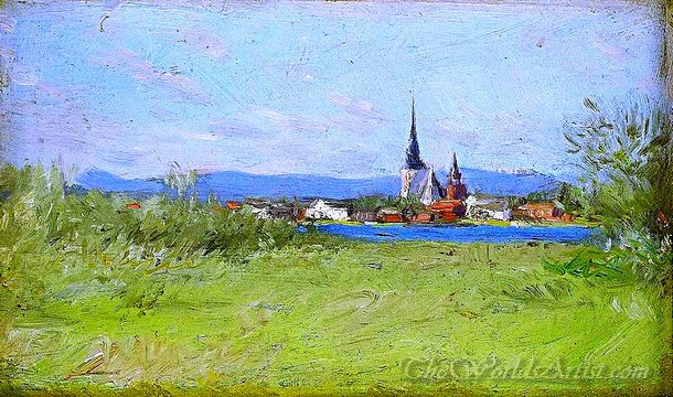Original Anders Zorn Mora Church