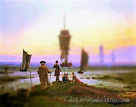 Tilt-Shift Caspar David Friedrich The Stages of Life