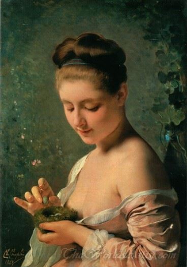 Girl With A Nest