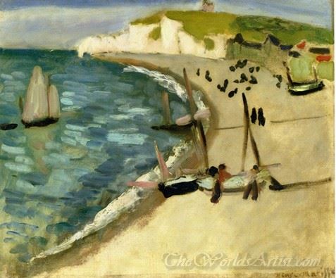 Aht Amont Cliffs At Etretat