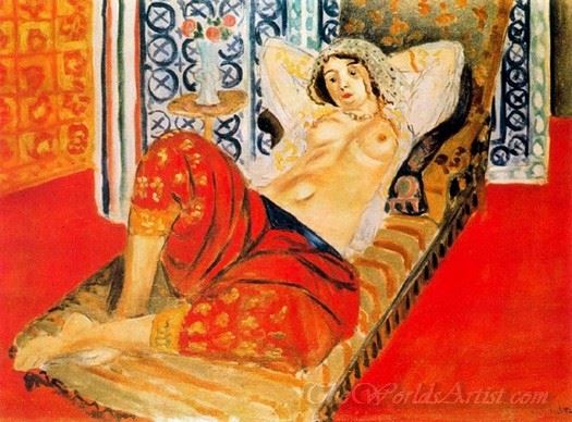 L Odalisque La Culotte Rouge (L Odalisque The Red Panties)