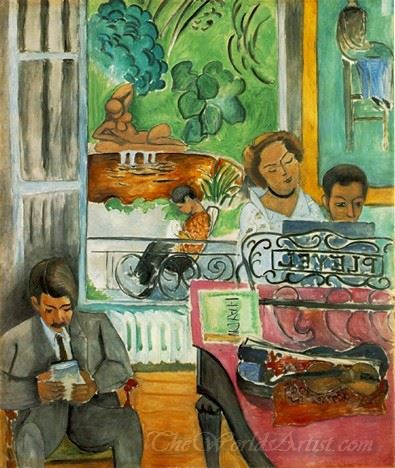 Portrait De Famille The Music Lesson