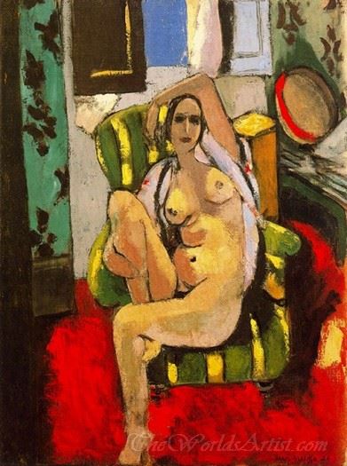 Odalisque With Tambourine