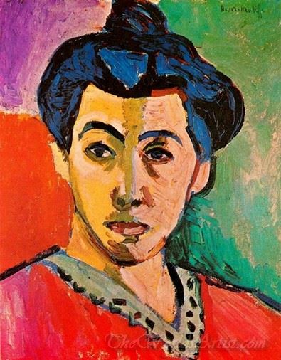 Portrait Of Madame Matisse (The Green Stripe)