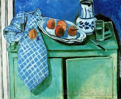 Still Life With Green Sideboard