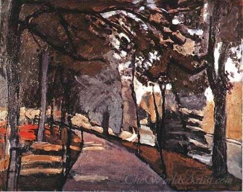 The Path In The Bois De Boulogne