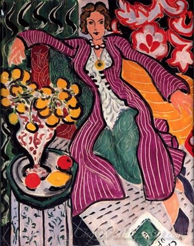 Woman In A Purple Coat