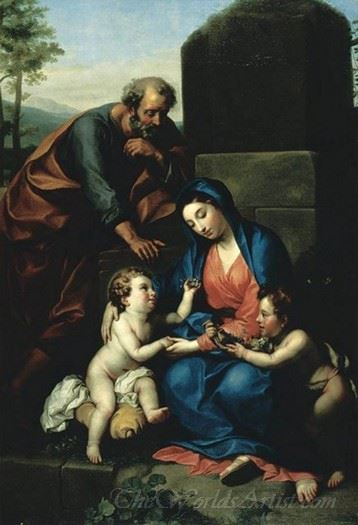 The Holy Family With The Infant St John The Baptist