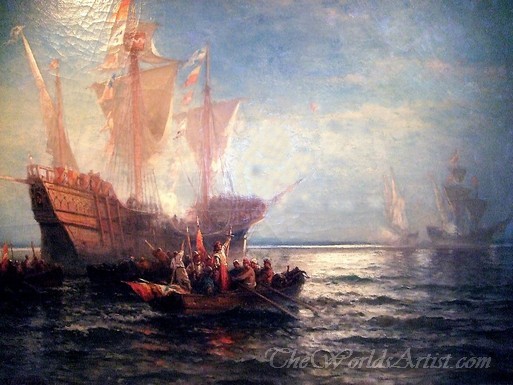 The Debarkation Of Columbus