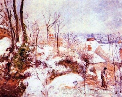 A Cottage In The Snow