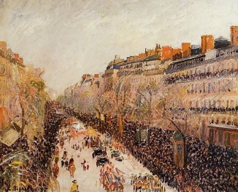 Mardi Gras On The Boulevard Montmartre