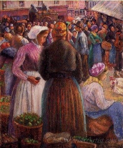 Market At Pontoise