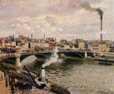 Morning Overcast Day Rouen
