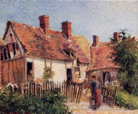 Old Houses At Eragny