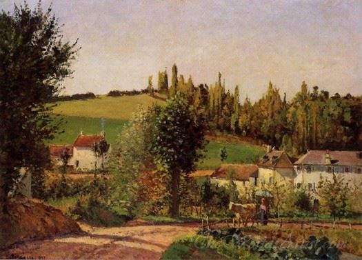 Path Of Lhermitage At Pontoise
