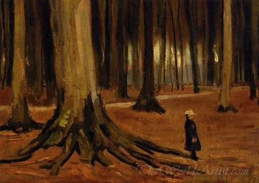 A Girl In A Wood