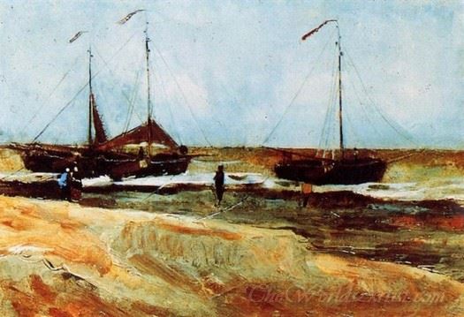 Beach At Scheveningen In Calm Weather