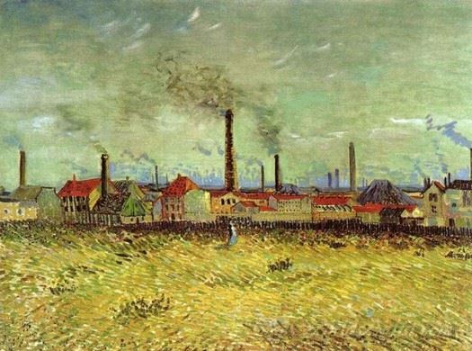 Factories At Asnieres Seen From The Quay De Clichy