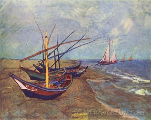 Fishing Boats On The Beach At Saintes Maries