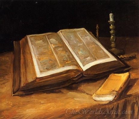 Still Life With Open Bible