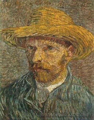 Self Portrait With Straw Hat