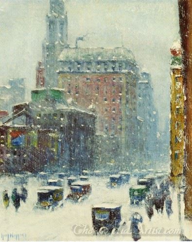 New York In The Blizzard Of 1920
