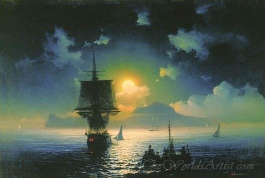 A Lunar Night On Capri