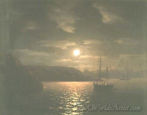 A Lunar Night On The Black Sea