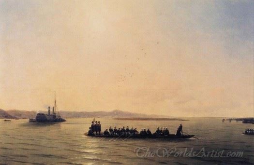 Alexander Ii Crossing The Danube