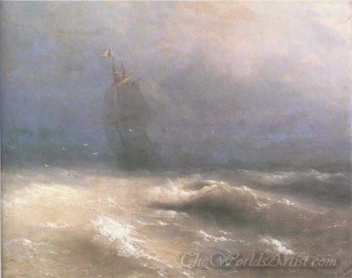 Tempest By Coast Of Nice