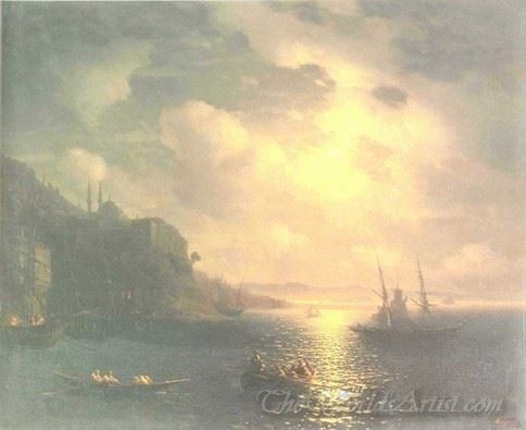 The Bay Golden Horn In Istanbul